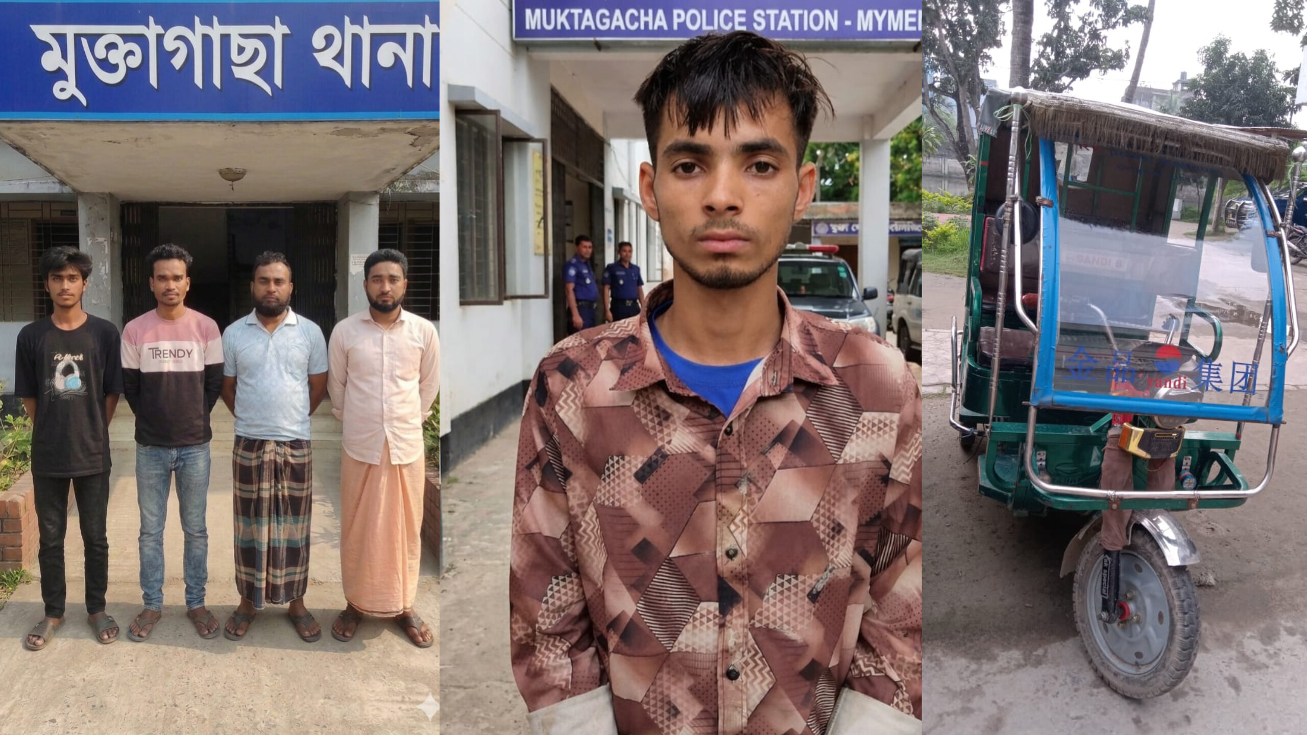 অটোরিকশা চালক হত্যা ও ছিনতাইয়ের দুই রহস্য উদ্ঘাটন, গ্রেফতার একাধিক